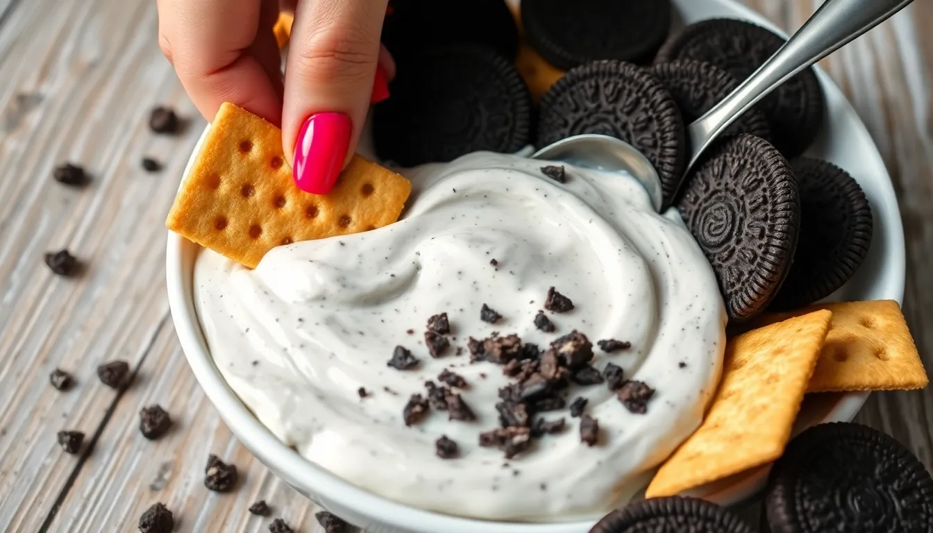 Easy 10-Minute Oreo Dip Recipe - No-Bake Dessert Perfect for Parties 14 Easy 10-Minute Oreo Dip Recipe - No-Bake Dessert Perfect for Parties 13