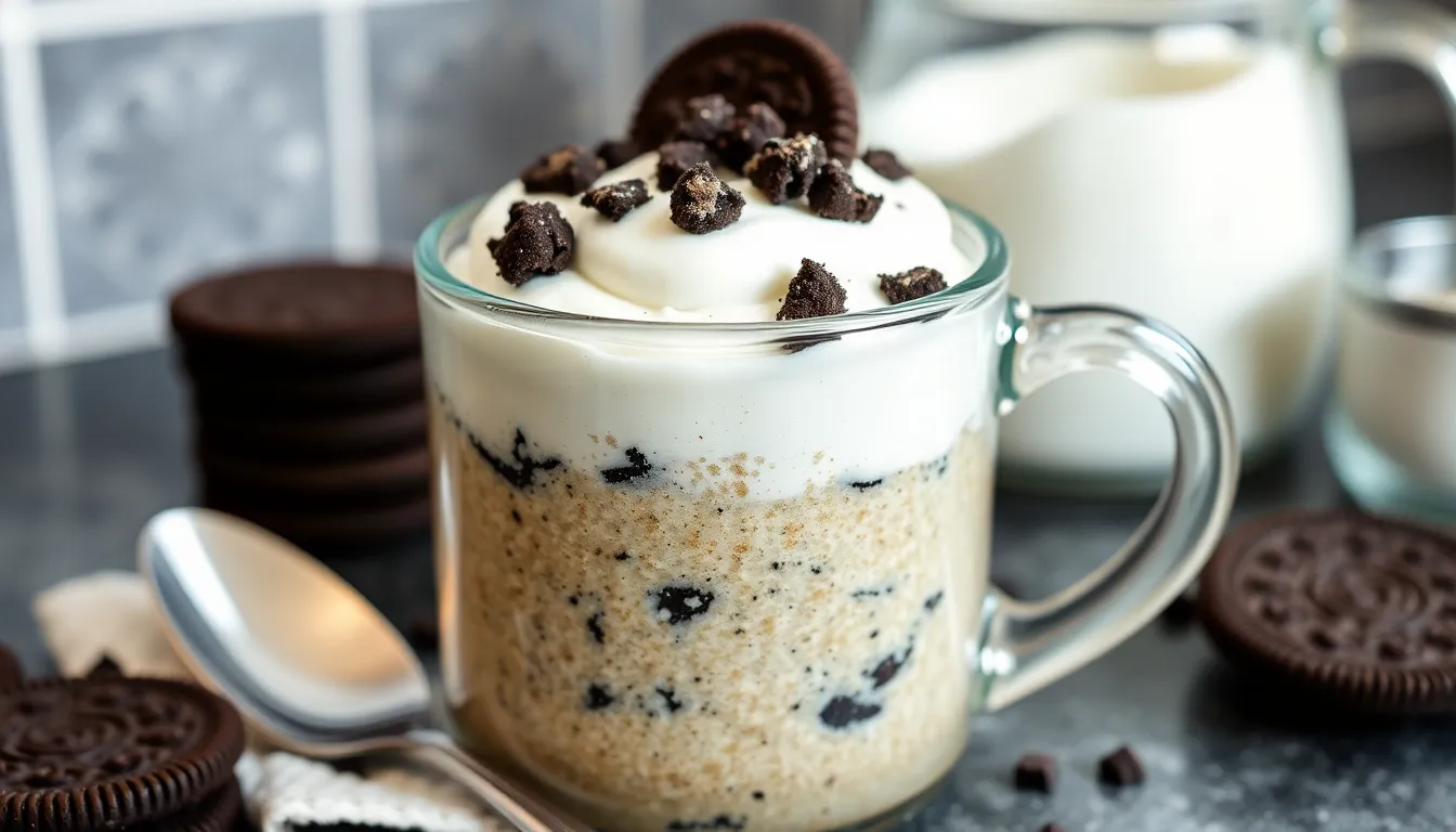5-Minute Oreo Mug Cake Recipe: Easy Single-Serve Dessert in the Microwave 13