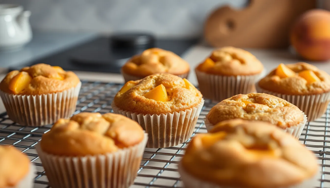 Easy Peach Muffins Recipe: Fluffy, Bakery-Style Treats Perfect for Summer 14 Easy Peach Muffins Recipe: Fluffy, Bakery-Style Treats Perfect for Summer 13