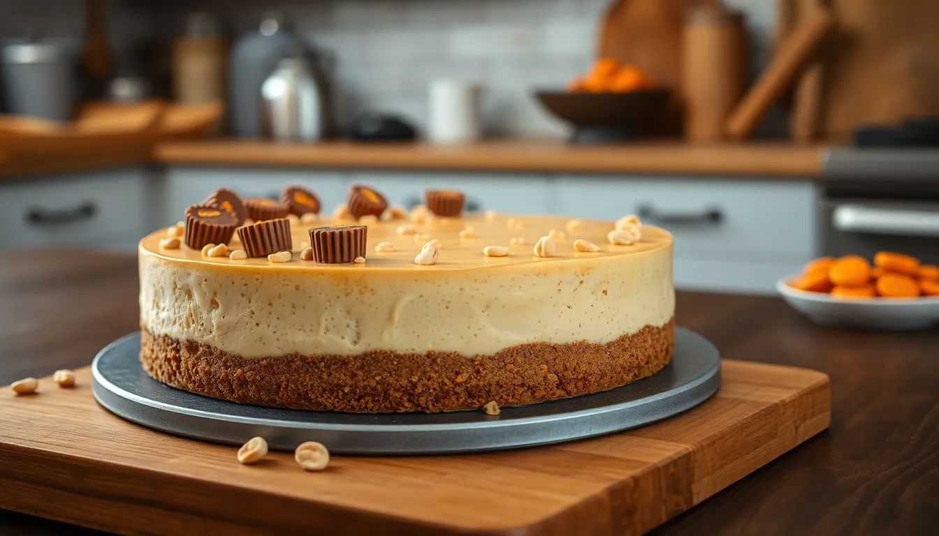 The Ultimate Peanut Butter Cheesecake Recipe (No-Crack, Restaurant-Quality!) 14 The Ultimate Peanut Butter Cheesecake Recipe (No-Crack, Restaurant-Quality!) 13