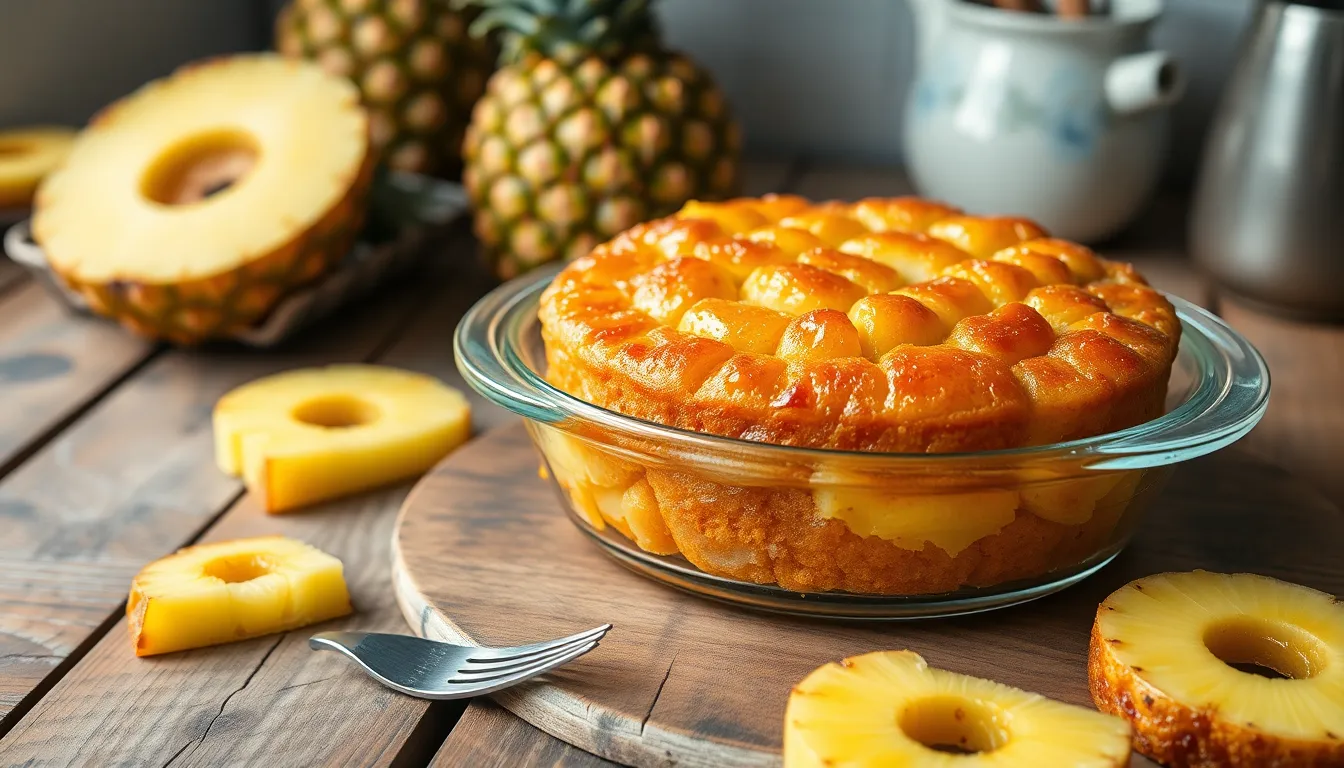 Easy Pineapple Dump Cake Recipe: 5 Ingredients, No Mixing Required 14 Easy Pineapple Dump Cake Recipe: 5 Ingredients, No Mixing Required 13