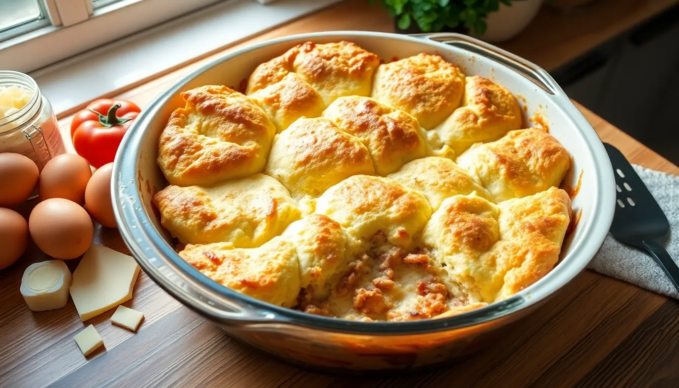 Easy Biscuit Breakfast Casserole Recipe - Perfect for Meal Prep & Crowds 16 Easy Biscuit Breakfast Casserole Recipe - Perfect for Meal Prep & Crowds 15