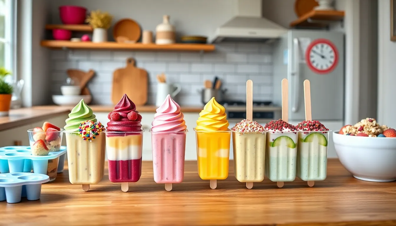 Homemade Frozen Yogurt Bars: Easy Healthy Recipe with 5 Flavor Variations 16 Homemade Frozen Yogurt Bars: Easy Healthy Recipe with 5 Flavor Variations 15