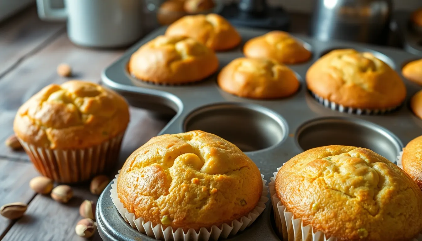 Easy Pistachio Muffins Recipe: Bakery-Style Treats with Perfect Texture 16 Easy Pistachio Muffins Recipe: Bakery-Style Treats with Perfect Texture 15