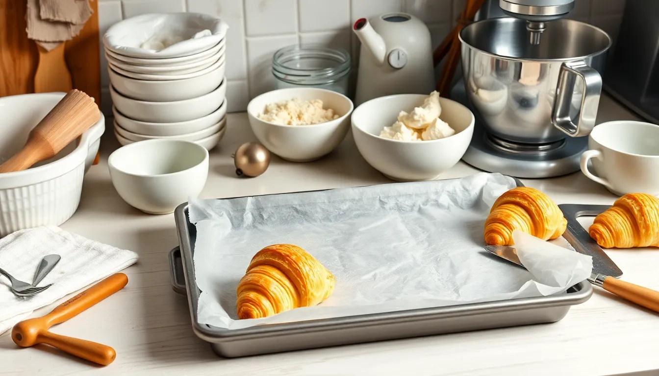Perfect Almond Croissants Recipe: Easy Homemade French Pastry in 30 Minutes 2 Perfect Almond Croissants Recipe: Easy Homemade French Pastry in 30 Minutes 1