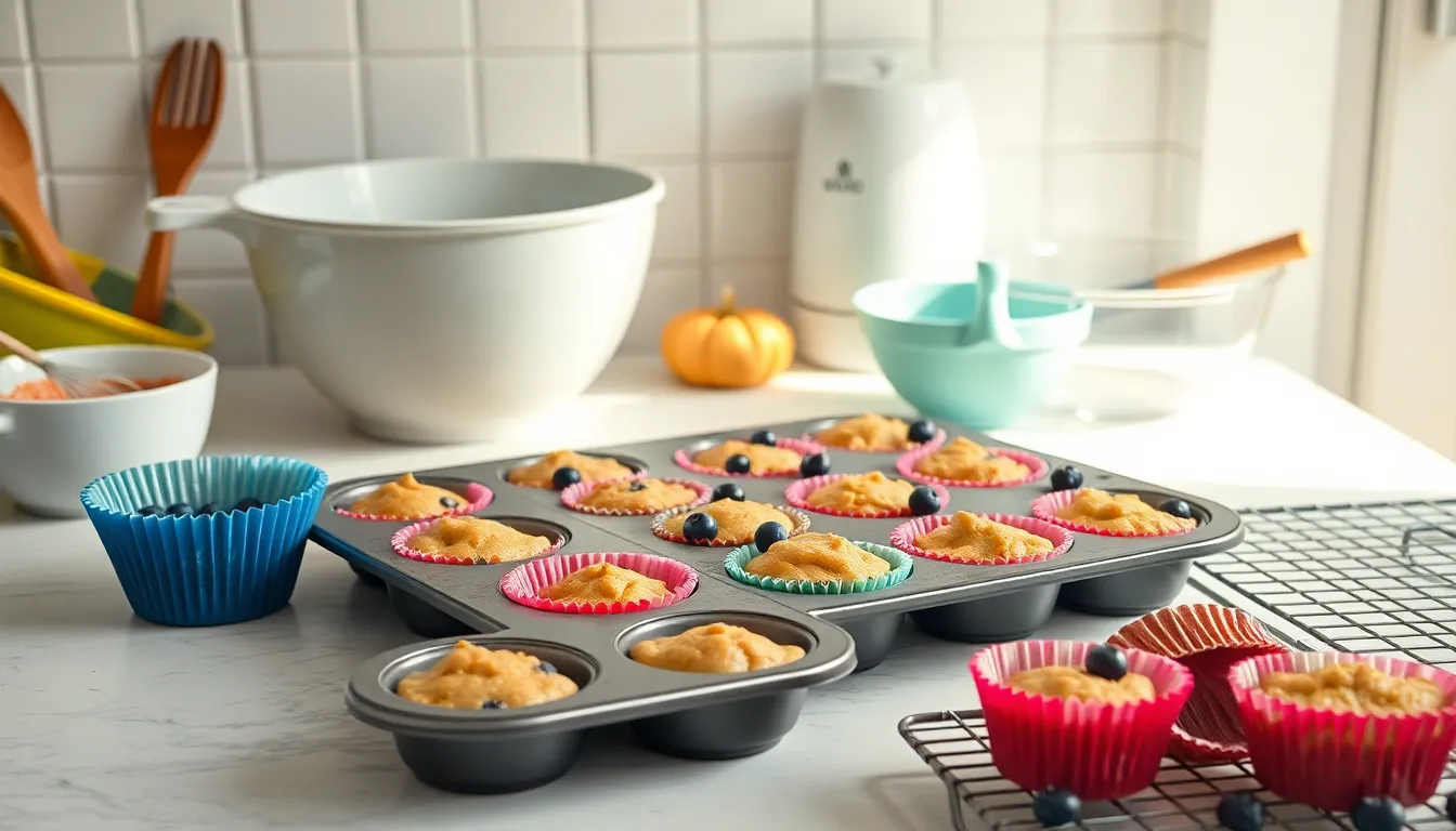 Easy Almond Flour Blueberry Muffins Recipe (Gluten-Free & So Fluffy!) 2 Easy Almond Flour Blueberry Muffins Recipe (Gluten-Free & So Fluffy!) 1