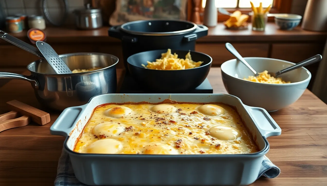 Easy Amish Breakfast Casserole Recipe - Make-Ahead Family Favorite 2 Easy Amish Breakfast Casserole Recipe - Make-Ahead Family Favorite 1