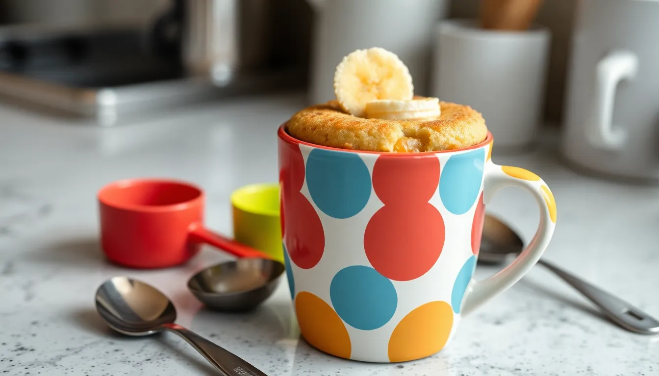 5-Minute Banana Mug Cake Recipe: Easy Single-Serving Dessert Ready in Minutes 2 5-Minute Banana Mug Cake Recipe: Easy Single-Serving Dessert Ready in Minutes 1