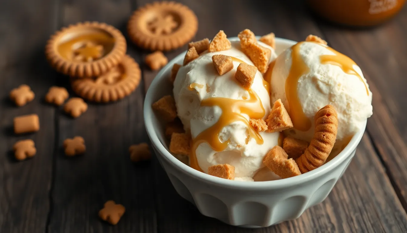 Easy Homemade Biscoff Ice Cream Recipe (No-Churn & Creamy!) 2 Easy Homemade Biscoff Ice Cream Recipe (No-Churn & Creamy!) 1