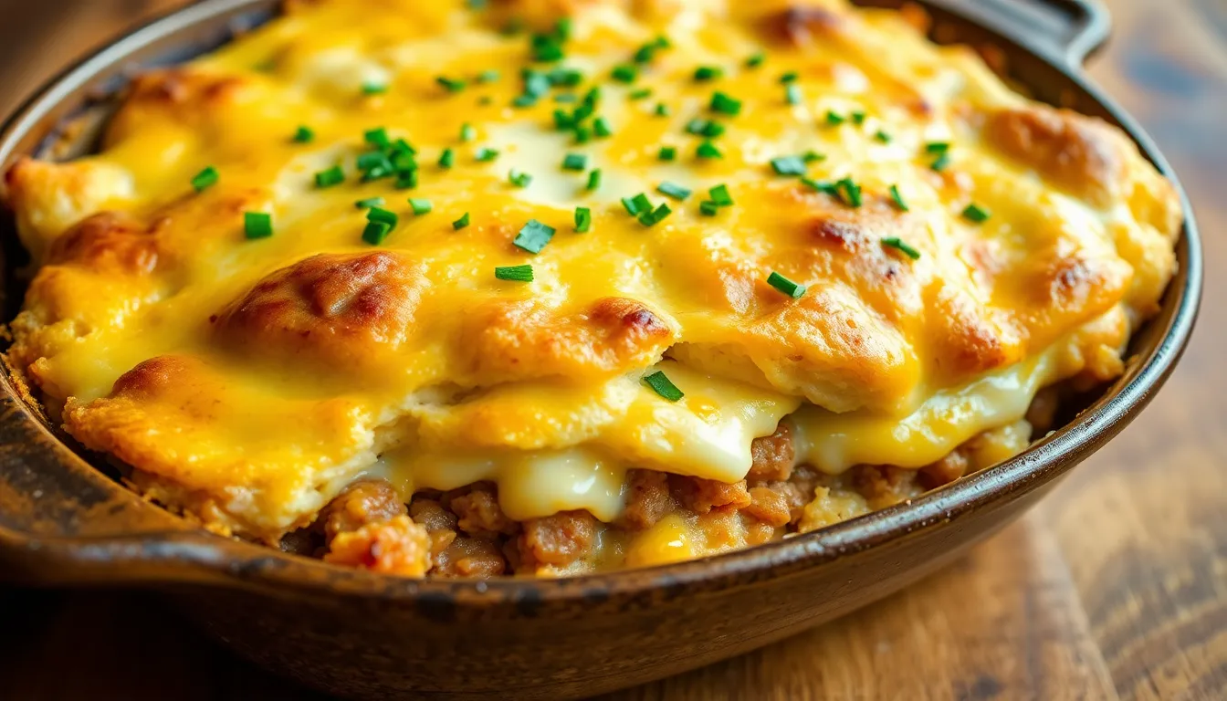 Easy Biscuit Breakfast Casserole Recipe - Perfect for Meal Prep & Crowds 2 Easy Biscuit Breakfast Casserole Recipe - Perfect for Meal Prep & Crowds 1