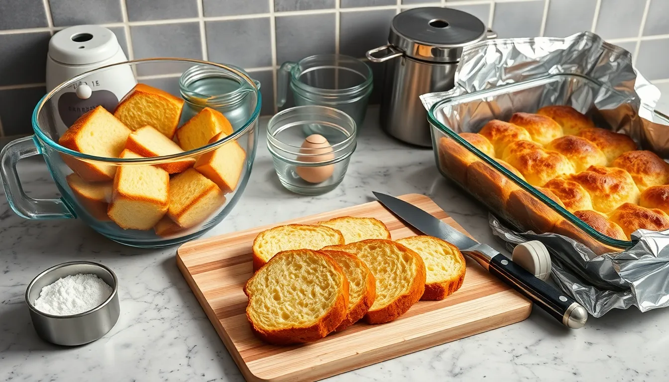 Easy Brioche French Toast Casserole Recipe - Make-Ahead Breakfast for Crowds 2 Easy Brioche French Toast Casserole Recipe - Make-Ahead Breakfast for Crowds 1