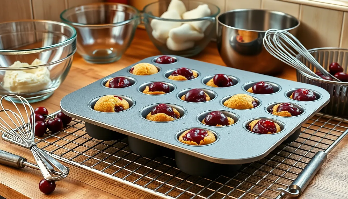 Easy Cherry Muffins Recipe: Fluffy, Bursting with Fresh Fruit (Ready in 30 Min!) 2 Easy Cherry Muffins Recipe: Fluffy, Bursting with Fresh Fruit (Ready in 30 Min!) 1