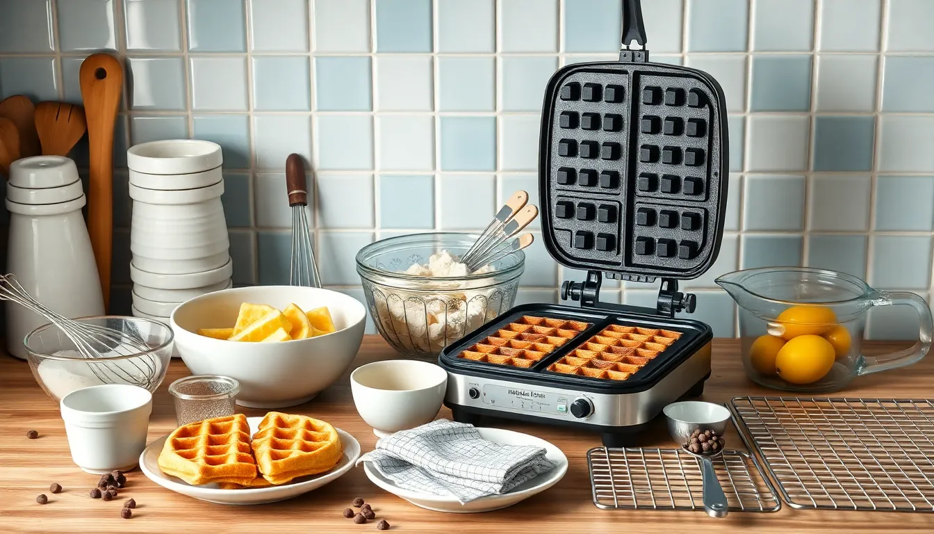 Perfect Chocolate Chip Waffles Recipe: Fluffy, Crispy & Easy to Make 2 Perfect Chocolate Chip Waffles Recipe: Fluffy, Crispy & Easy to Make 1