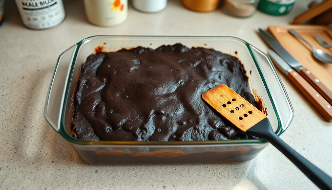 Easy Chocolate Dump Cake Recipe: Rich, Gooey Dessert in 45 Minutes 2 Easy Chocolate Dump Cake Recipe: Rich, Gooey Dessert in 45 Minutes 1