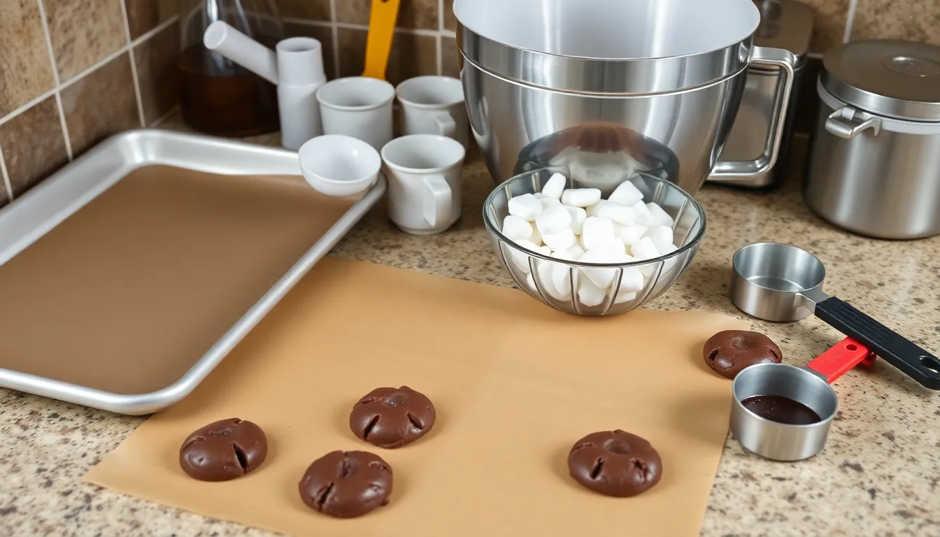 Ultimate Chocolate Marshmallow Cookies Recipe (Soft & Gooey!) 2 Ultimate Chocolate Marshmallow Cookies Recipe (Soft & Gooey!) 1