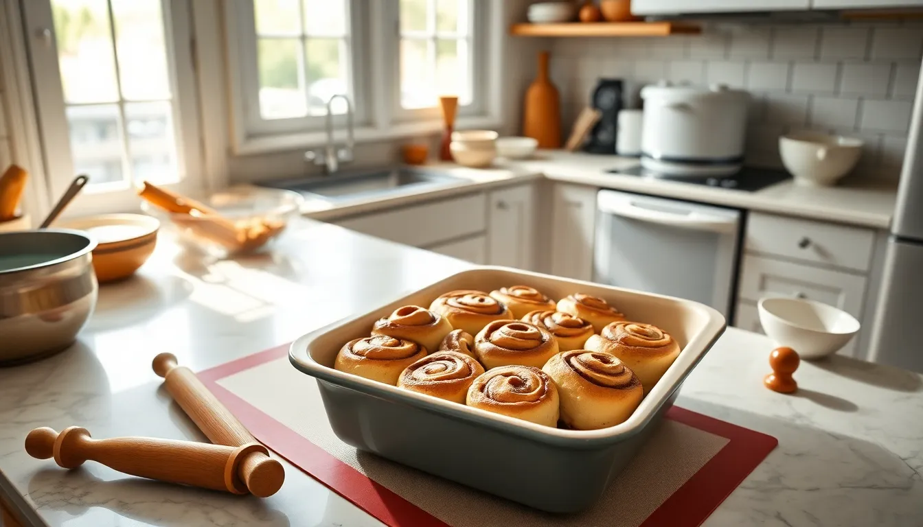 Fluffy Cinnamon Rolls with Heavy Cream (Bakery-Style Recipe That Melts in Your Mouth!) 2 Fluffy Cinnamon Rolls with Heavy Cream (Bakery-Style Recipe That Melts in Your Mouth!) 1