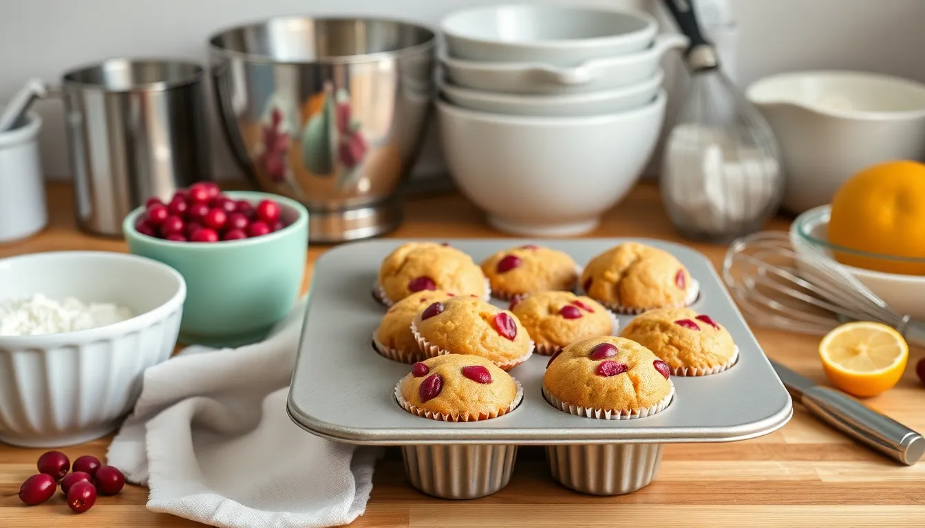 Perfect Cranberry Orange Muffins Recipe (Bakery-Style with Dome Tops!) 2 Perfect Cranberry Orange Muffins Recipe (Bakery-Style with Dome Tops!) 1