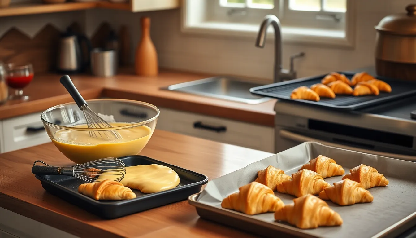 Easy Croissant French Toast Recipe: Turn Day-Old Croissants Into Breakfast Gold 2 Easy Croissant French Toast Recipe: Turn Day-Old Croissants Into Breakfast Gold 1