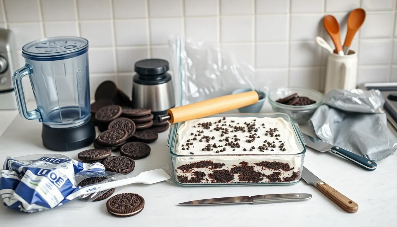 Easy No-Bake Oreo Ice Cream Cake Recipe (Perfect for Any Celebration!) 2 Easy No-Bake Oreo Ice Cream Cake Recipe (Perfect for Any Celebration!) 1