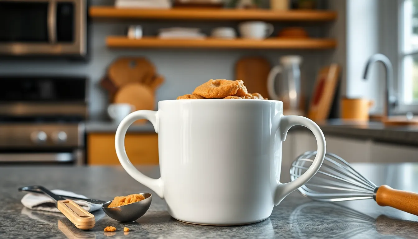 5-Minute Peanut Butter Mug Cake Recipe (Ready in Just 90 Seconds!) 2 5-Minute Peanut Butter Mug Cake Recipe (Ready in Just 90 Seconds!) 1