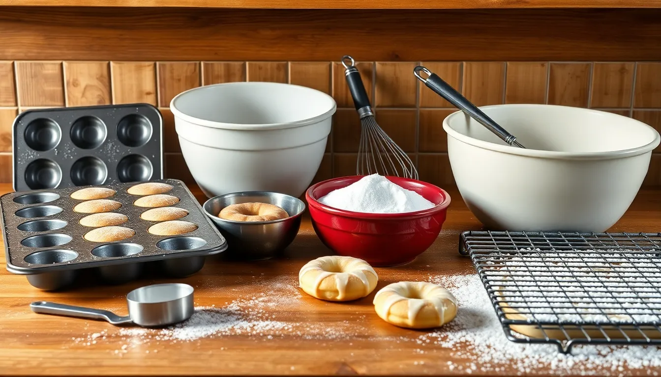 Perfect Homemade Powdered Sugar Donuts Recipe (Baked & Fried Options) 2 Perfect Homemade Powdered Sugar Donuts Recipe (Baked & Fried Options) 1