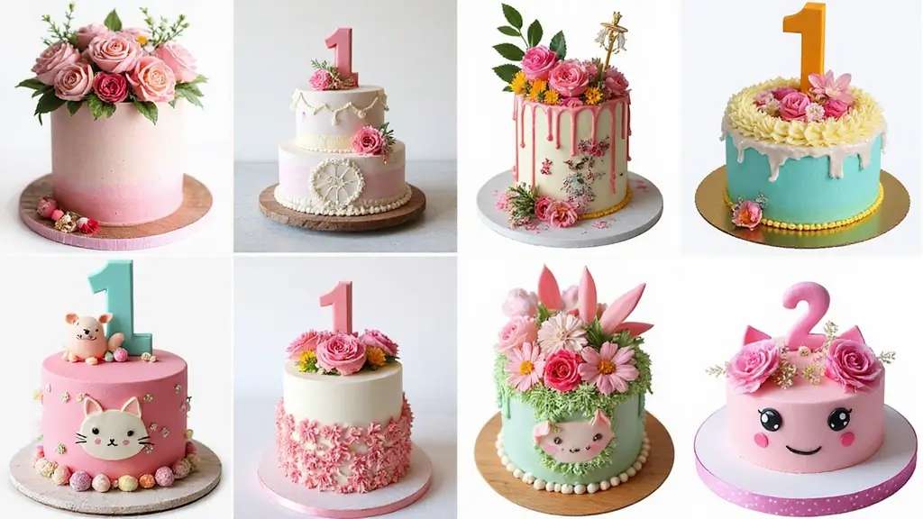 30 Cute First Birthday Cake Ideas for Girls That Steal the Show