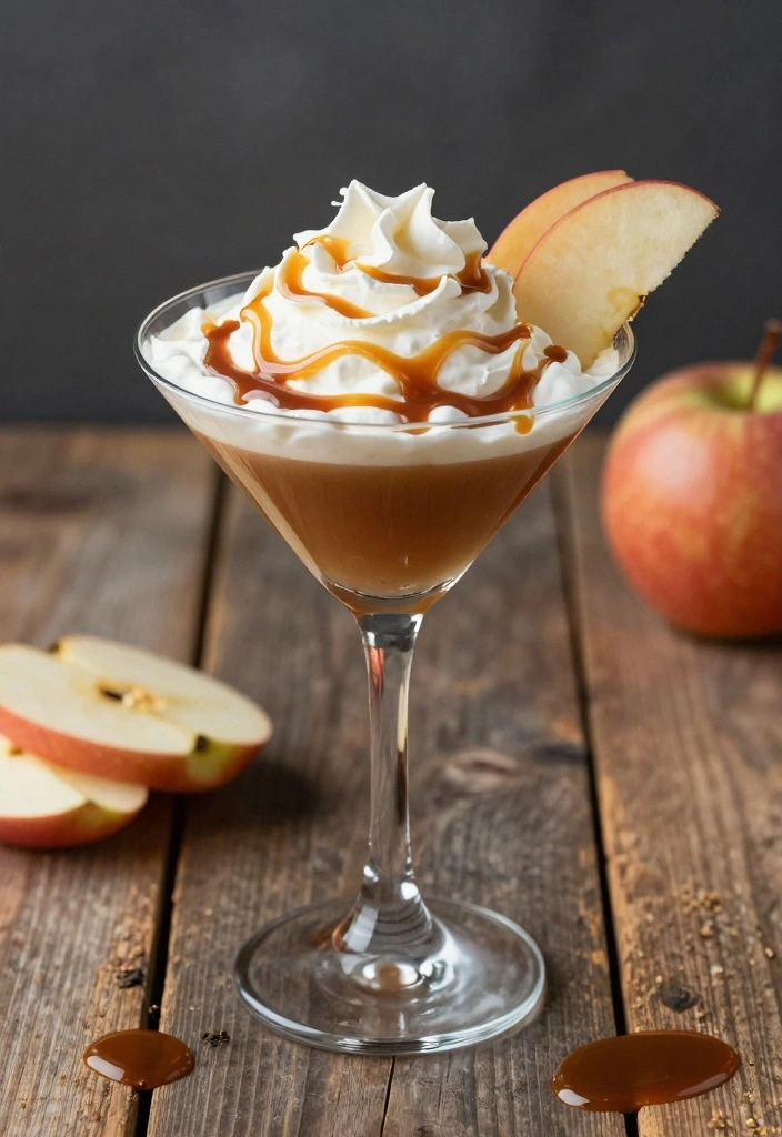10 Apple Martini Recipes for Bright Crisp Fruity Cocktails - 2. Caramel Apple Martini