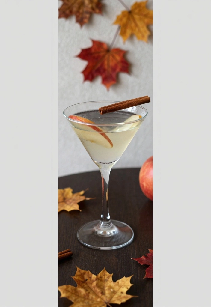 10 Apple Martini Recipes for Bright Crisp Fruity Cocktails - 3. Spiced Apple Martini