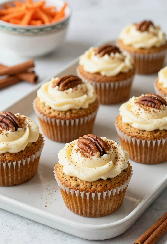 10 Carrot Cake Protein Muffin Recipes for Smart Snacking - 5. Cinnamon Roll Carrot Cake Protein Muffins 1