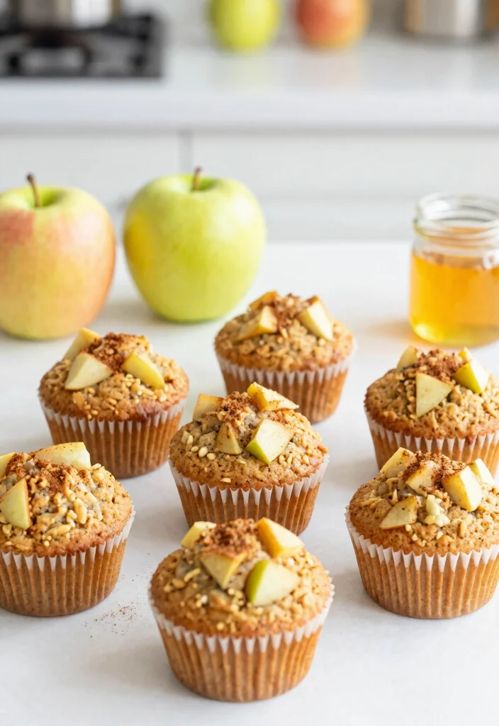 10 Carrot Cake Protein Muffin Recipes for Smart Snacking - 8. Apple Carrot Cake Protein Muffins 1