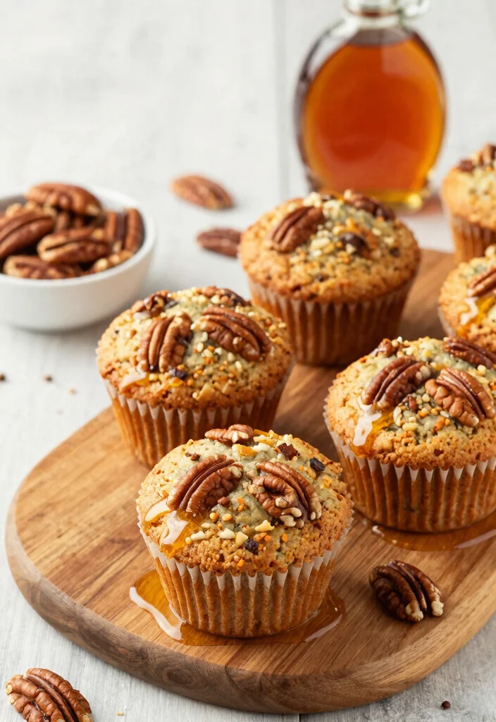 10 Carrot Cake Protein Muffin Recipes for Smart Snacking - 9. Maple Pecan Carrot Cake Protein Muffins 1