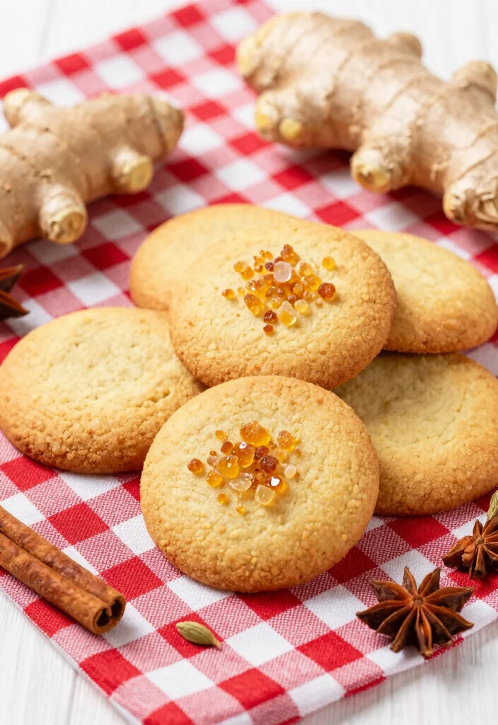 10 Chai Shortbread Cookie Recipes: Buttery and Fragrant - 10. Ginger Chai Shortbread Cookies 1