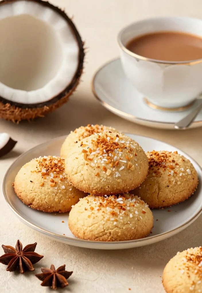 10 Chai Shortbread Cookie Recipes: Buttery and Fragrant - 5. Chai and Coconut Shortbread 1