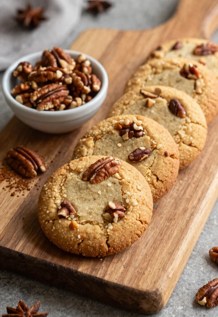 10 Chai Shortbread Cookie Recipes: Buttery and Fragrant - 6. Nutty Chai Shortbread with Pecans 1