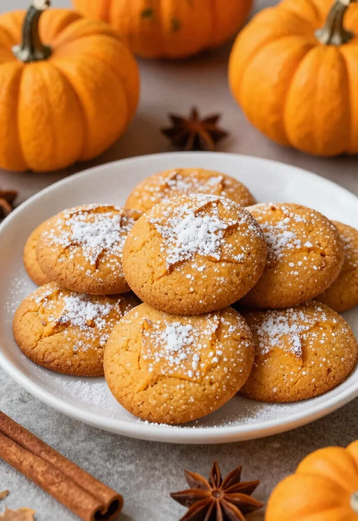10 Chai Shortbread Cookie Recipes: Buttery and Fragrant - 7. Pumpkin Chai Shortbread Cookies 1