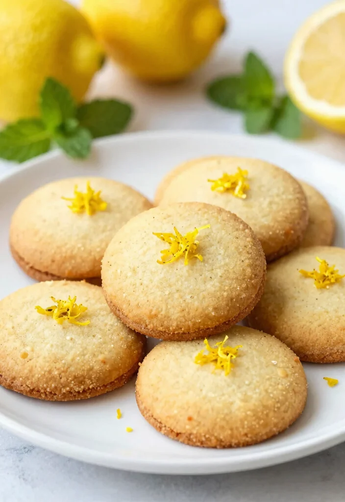 10 Chai Shortbread Cookie Recipes: Buttery and Fragrant - 8. Lemon Chai Shortbread Cookies 1
