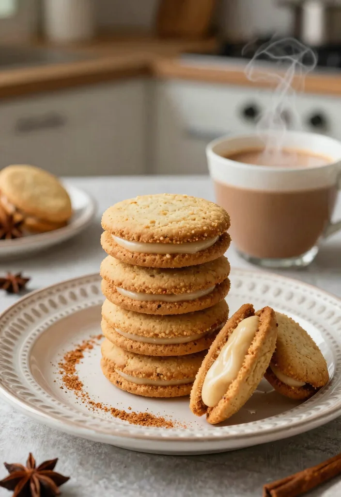 10 Chai Snickerdoodle Cookie Recipes with a Spiced Twist - 3. Chai Snickerdoodle Sandwich Cookies 1