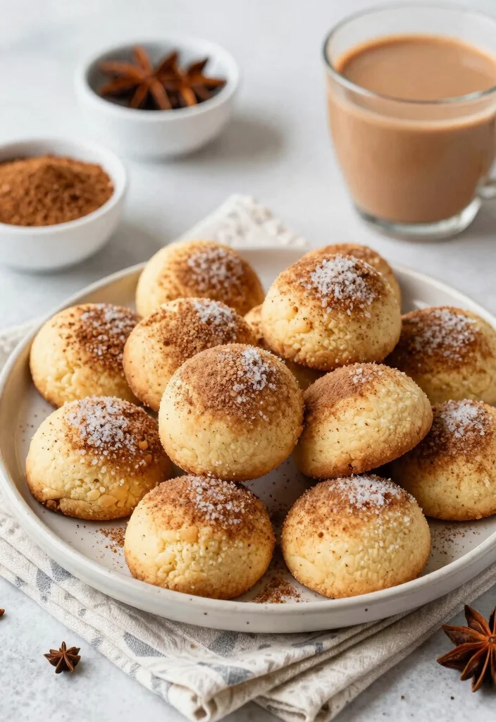 10 Chai Snickerdoodle Cookie Recipes with a Spiced Twist - 4. Mini Chai Snickerdoodle Bites 1