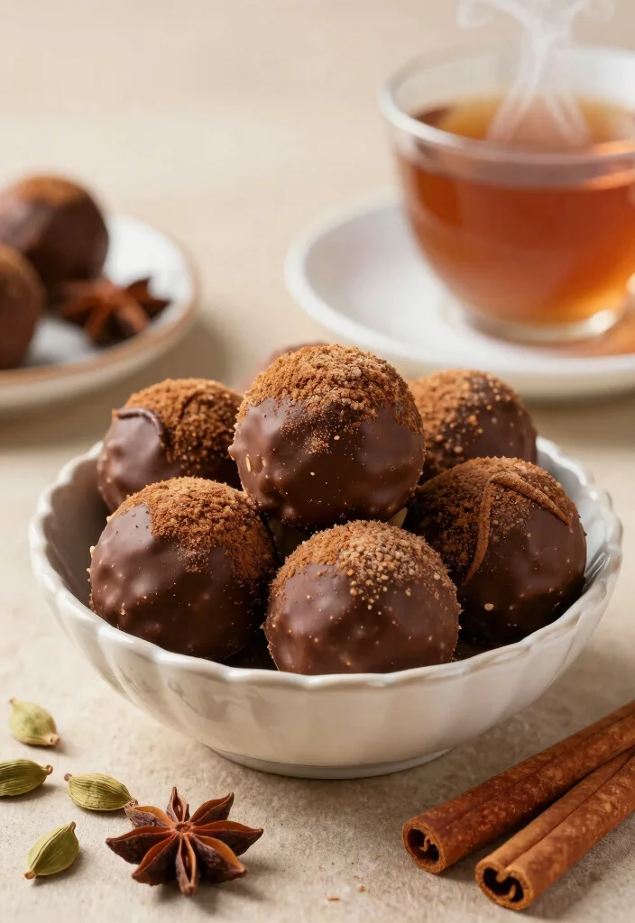10 Chai Snickerdoodle Cookie Recipes with a Spiced Twist - 6. Chai Snickerdoodle Cookie Dough Truffles 1