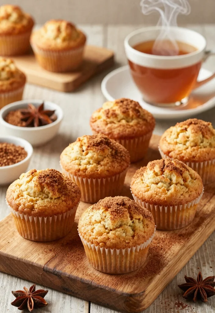 10 Chai Snickerdoodle Cookie Recipes with a Spiced Twist - 7. Chai Snickerdoodle Muffins 1