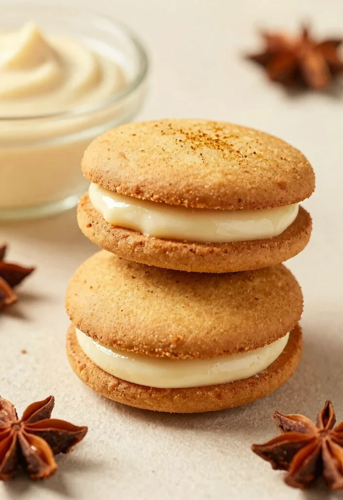 10 Chai Spice Cookie Recipes with Warm Aromatic Flavor - 2. Chai Spice Sandwich Cookies 1