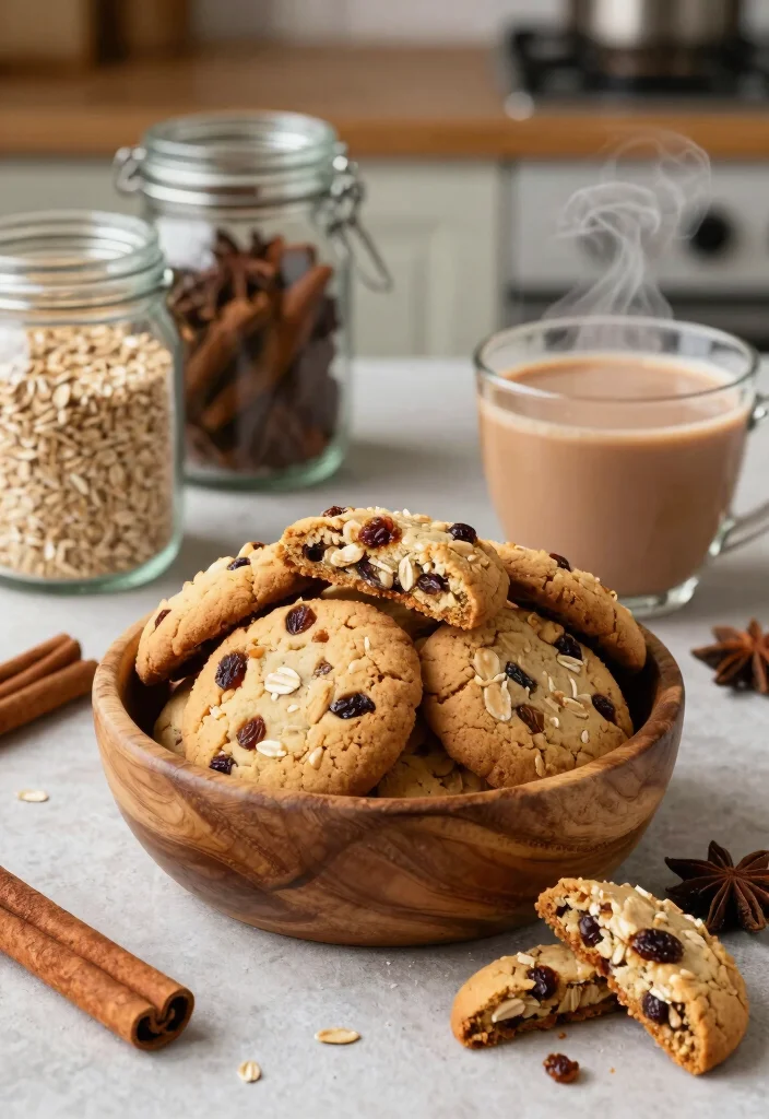 10 Chai Tea Cookie Recipes Inspired by Taylor Swift - 3. Chai Oatmeal Raisin Cookies 1