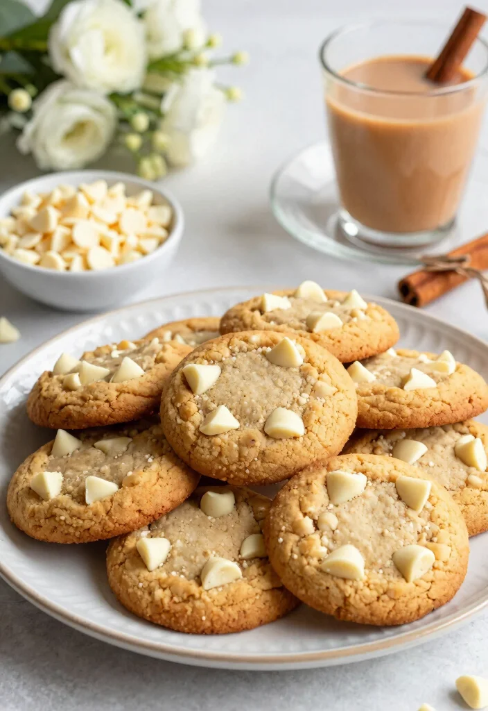 10 Chai Tea Cookie Recipes Inspired by Taylor Swift - 4. Chai White Chocolate Chip Cookies 1
