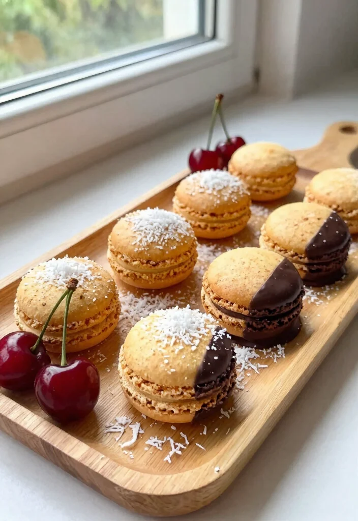 10 Cherry Garcia Cookie Recipes Inspired by the Classic - 3. Cherry Garcia Coconut Macaroons 1