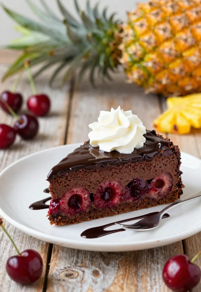 10 Cherry Pineapple Dump Cake Recipes for Easy Crowd Desserts - 3. Chocolate Cherry Pineapple Dump Cake 1