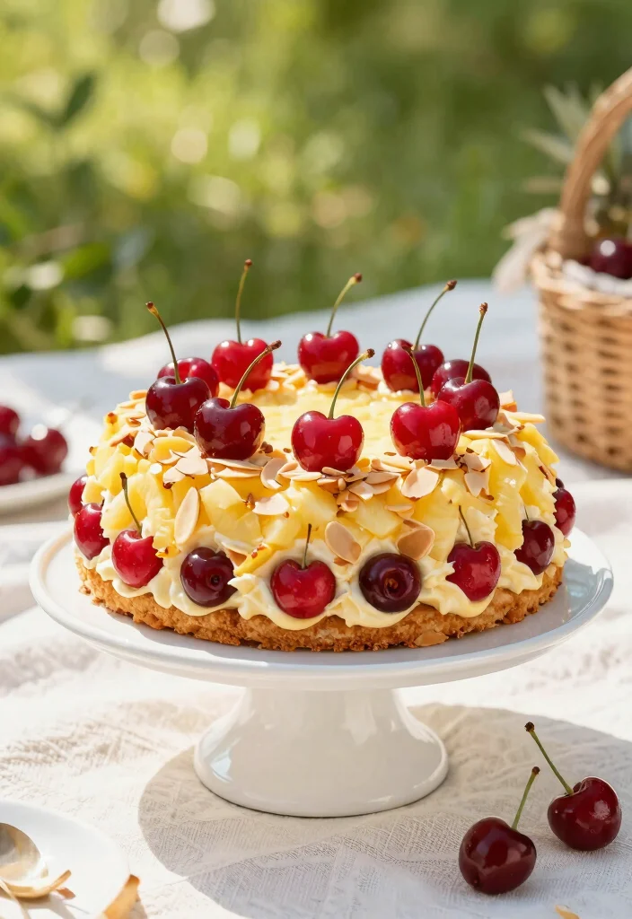 10 Cherry Pineapple Dump Cake Recipes for Easy Crowd Desserts - 4. Cherry Pineapple Almond Dump Cake 1