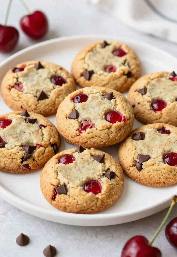 10 Cherry Shortbread Cookie Recipes Buttery and Tender - 4. Cherry Chocolate Chip Shortbread 1
