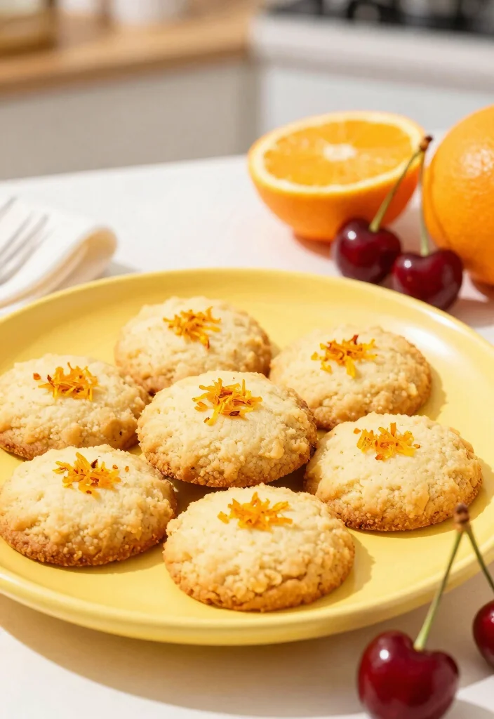10 Cherry Shortbread Cookie Recipes Buttery and Tender - 6. Cherry Orange Zest Shortbread 1