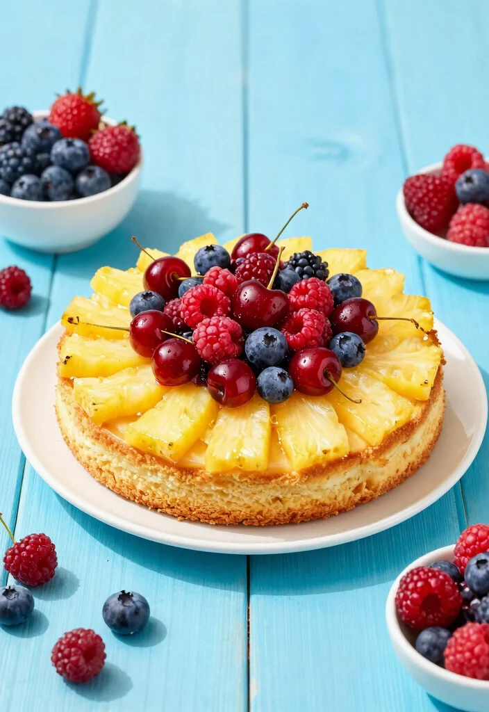 10 Cherry and Pineapple Dump Cake Recipes with Simple Prep - 10. Cherry Pineapple Dump Cake with Berry Medley 1