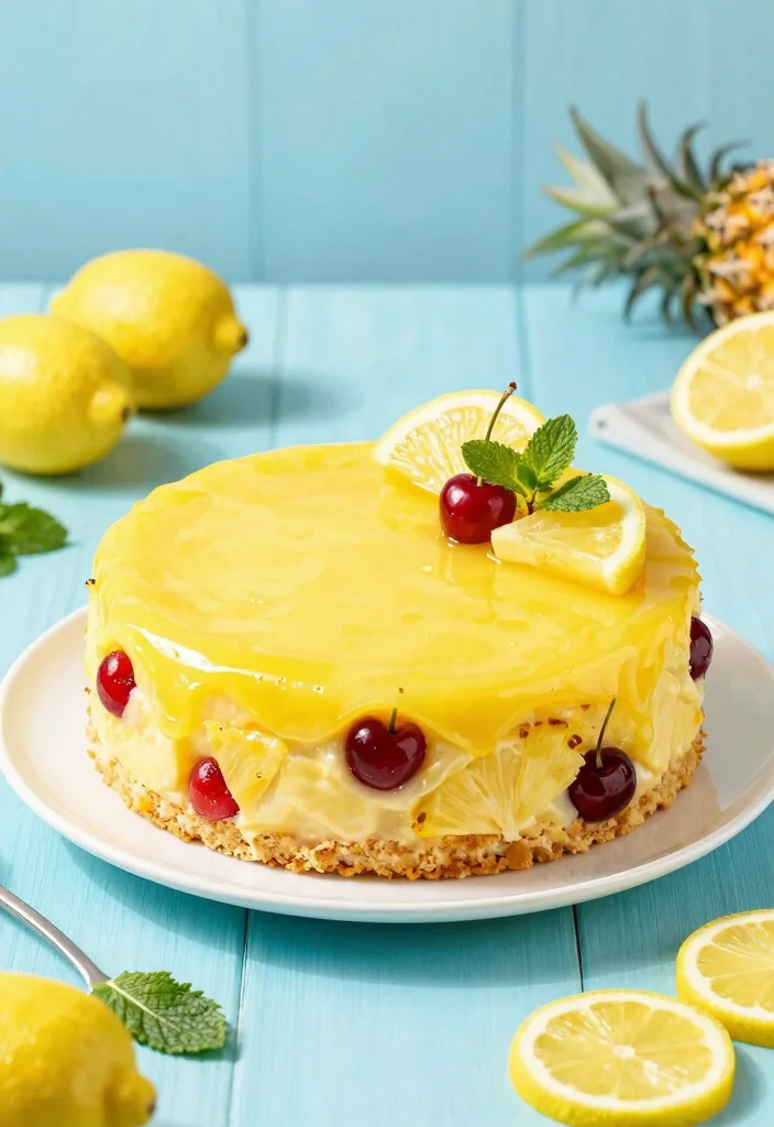 10 Cherry and Pineapple Dump Cake Recipes with Simple Prep - 5. Lemon Cherry Pineapple Dump Cake 1